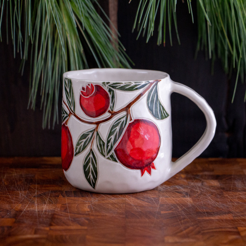 Pomegranate Holiday Mug #4 [13oz]