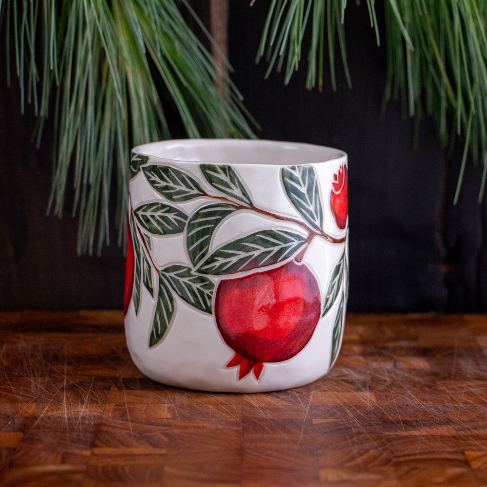 Pomegranate Holiday Mug #4 [13oz]