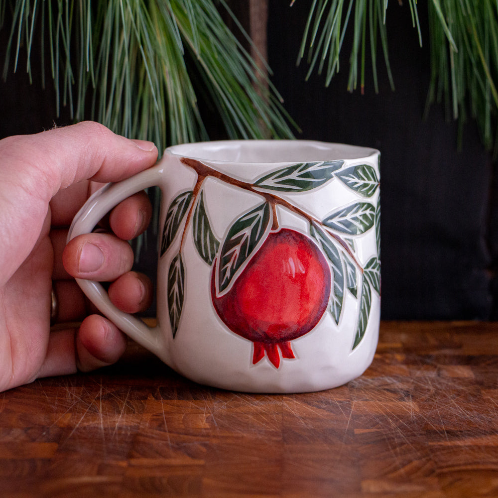 Pomegranate Holiday Mug #4 [13oz]