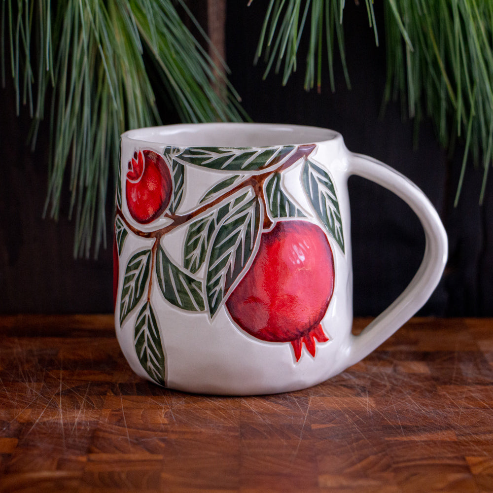 Pomegranate Holiday Mug #5 [16oz]