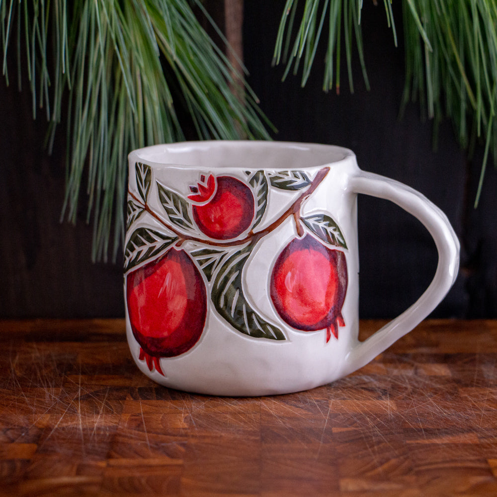 Pomegranate Holiday Mug #6 [14oz]