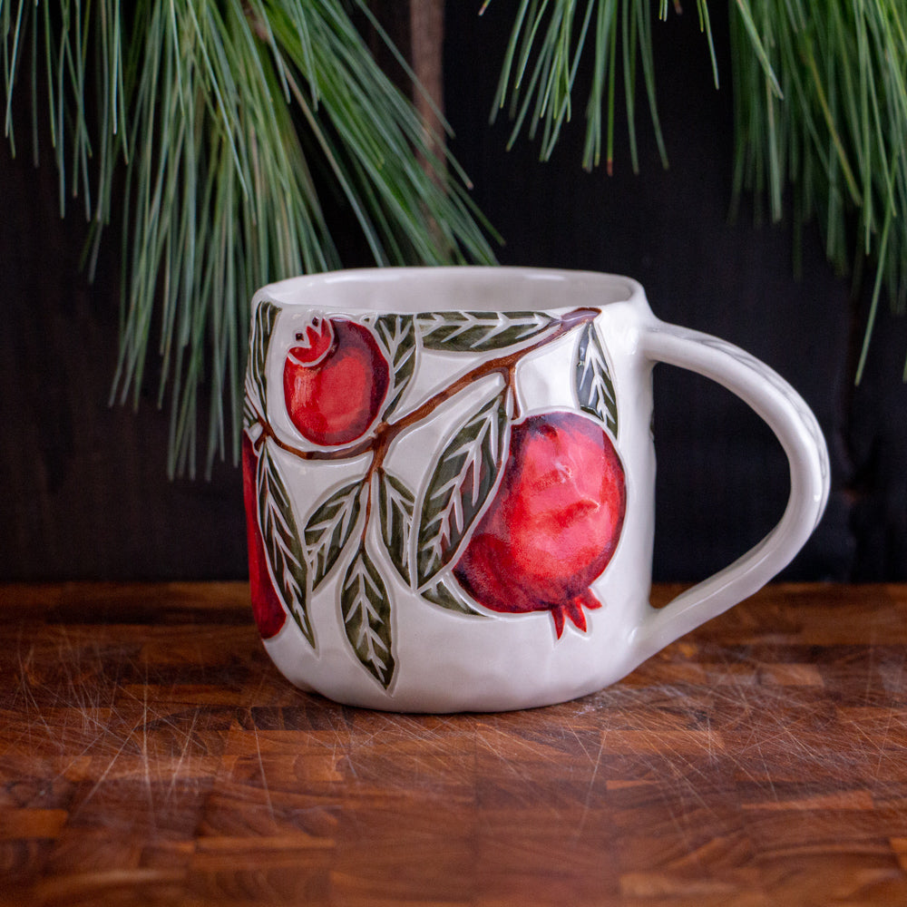 Pomegranate Holiday Mug #8 [13oz]