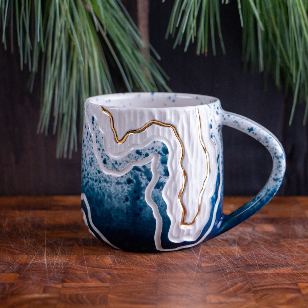 Teal Fade Trail Mug