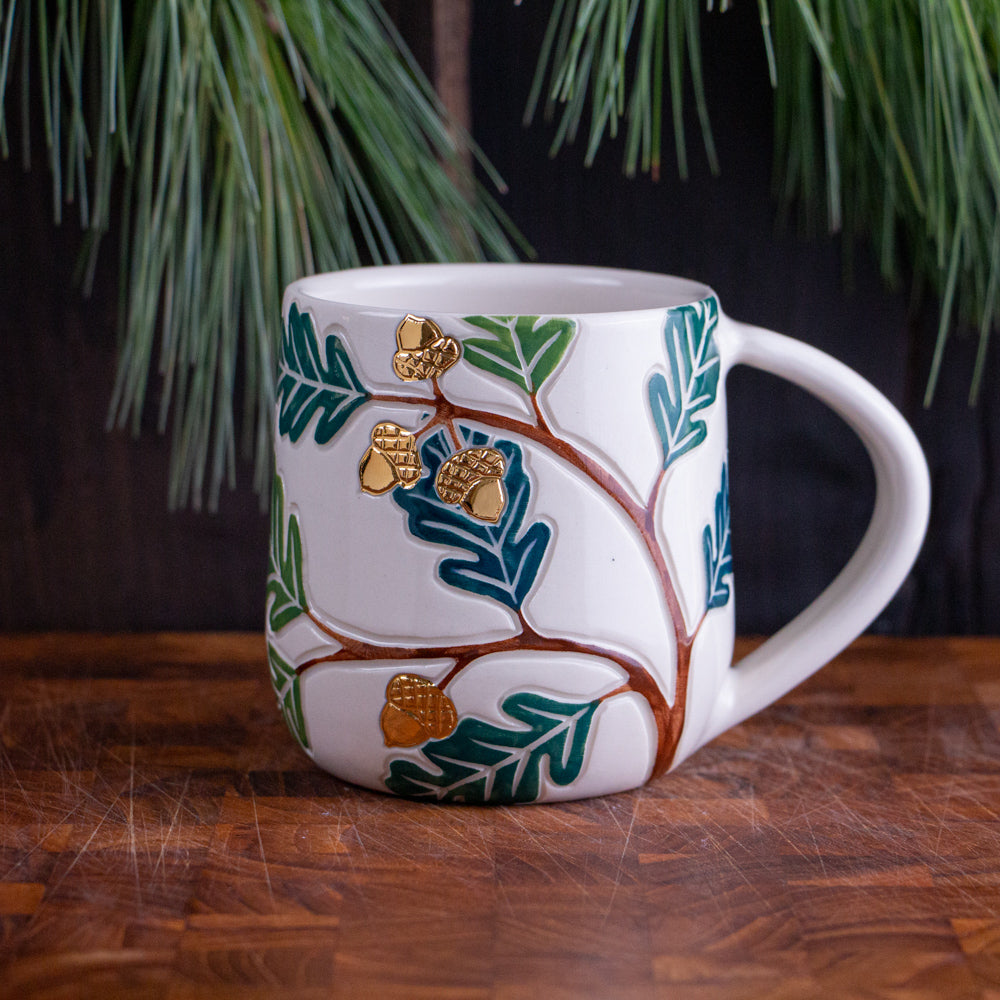 Oak Branch Mug 16-17oz