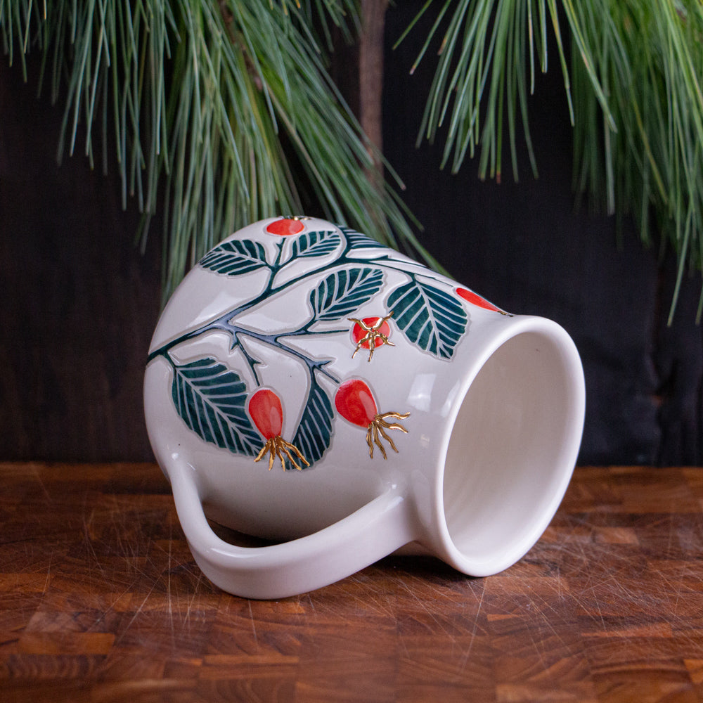 Tall Rose Hip Mug #1 [19oz]