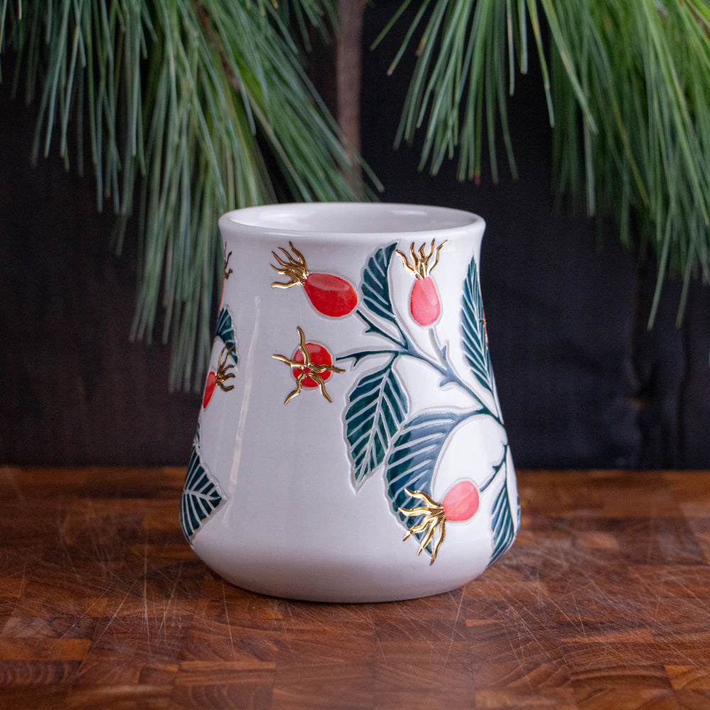 Tall Rose Hip Mug #2 [17oz]