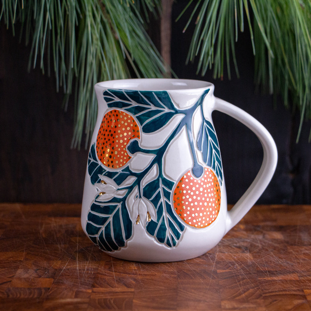 Tall Clementine Mug #1 [19oz]