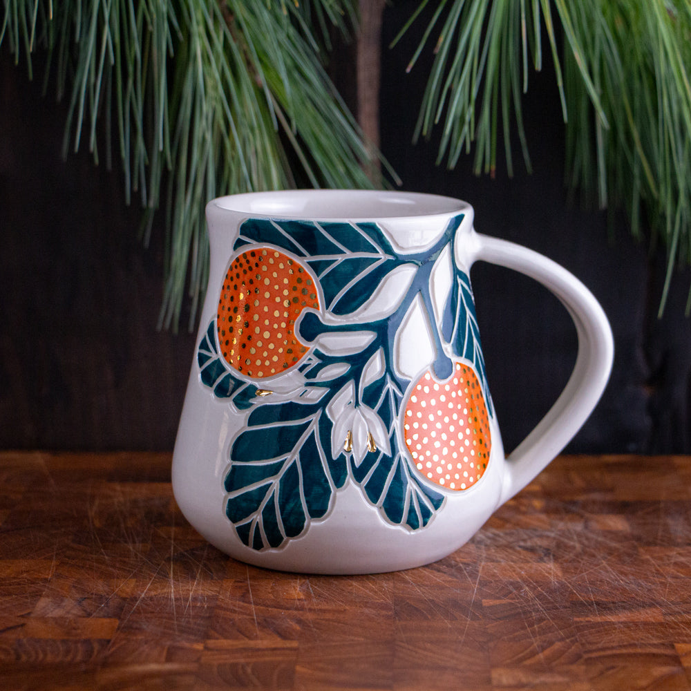 Tall Clementine Mug #2 [18oz]