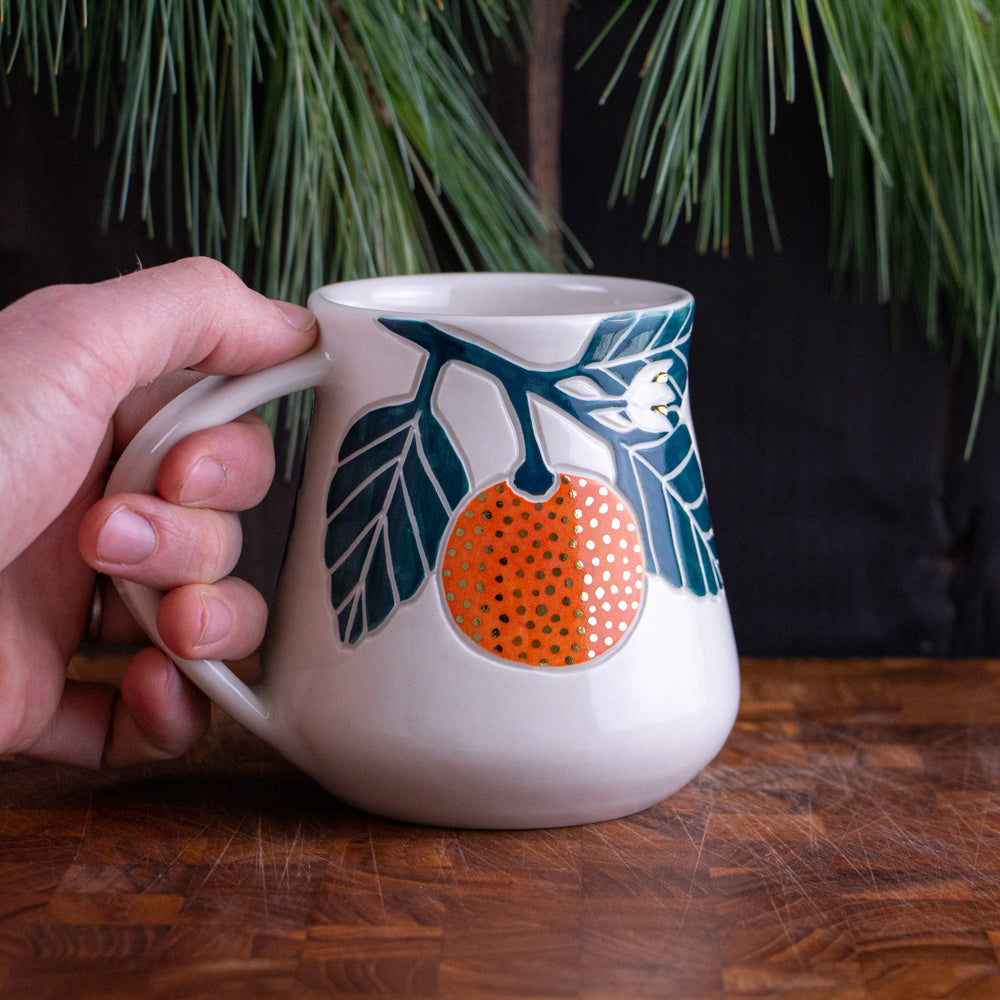 Tall Clementine Mug #2 [18oz]