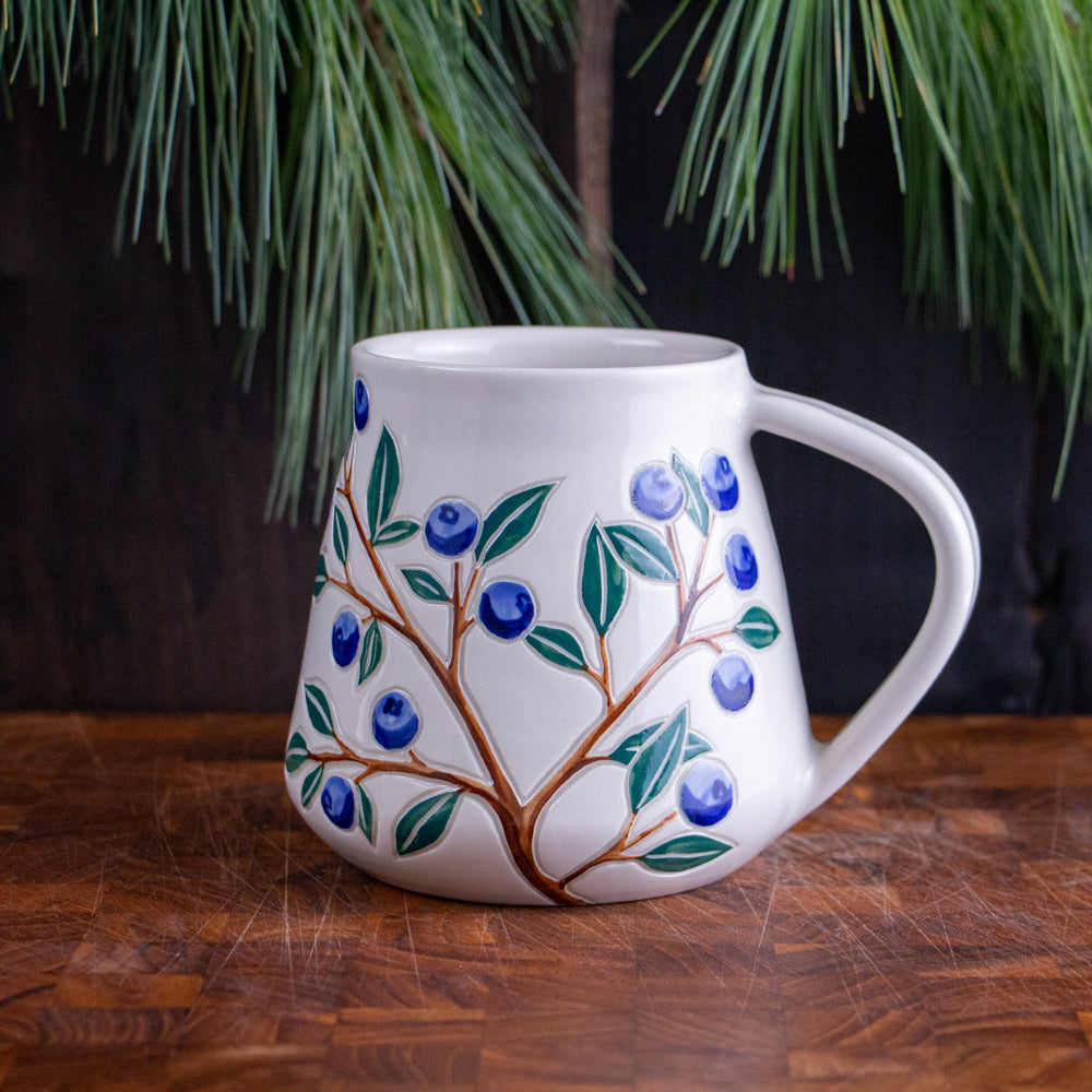 Tall Blueberry Mug #1 [17oz]