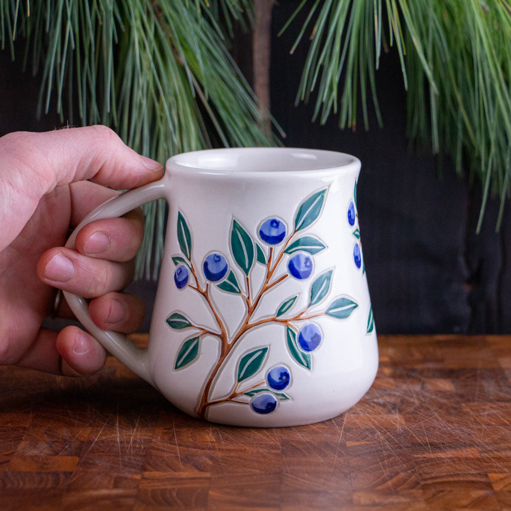 Tall Blueberry Mug #2 [15oz]