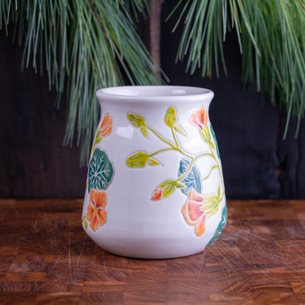 Tall Nasturtium Mug #1 [17oz]