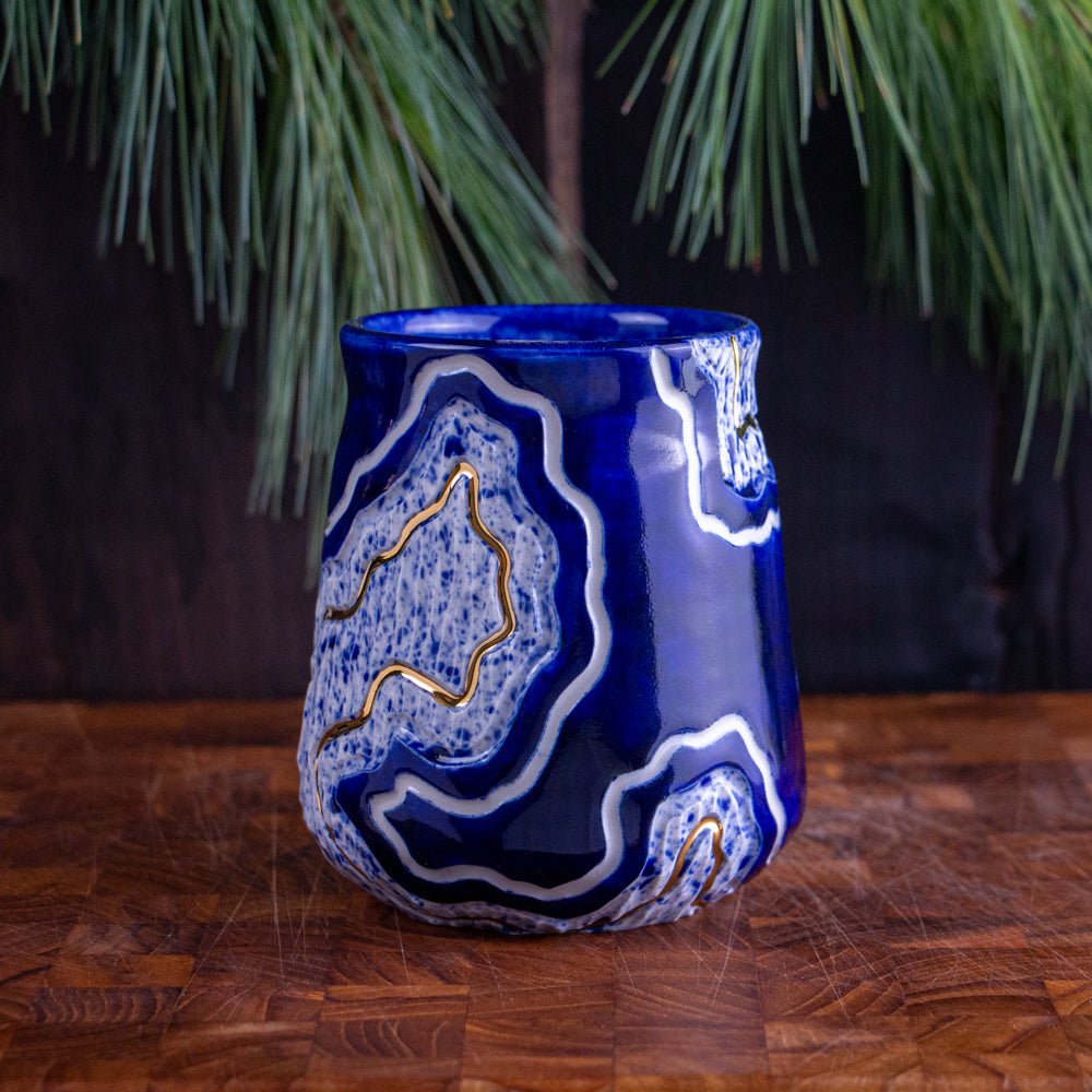 Tall Deep Blue Trail Mug [18oz]