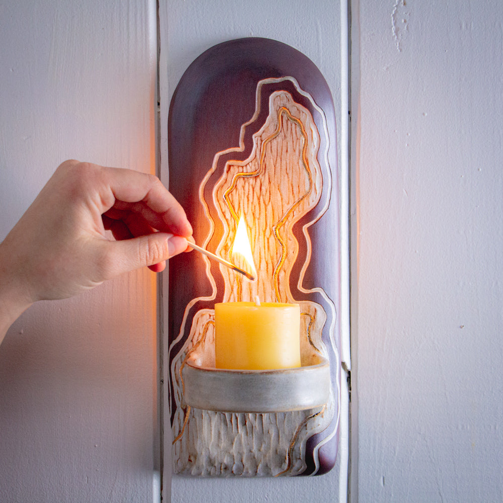 Canyon Trail Candle Sconce Wall Hanging