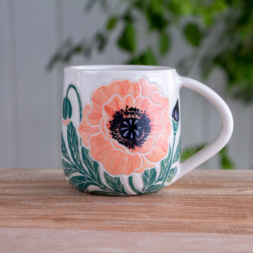 Poppy Botanic Mug