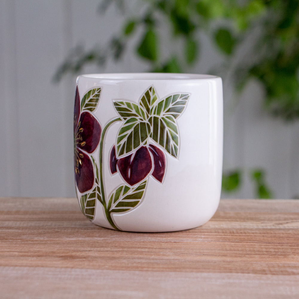 "Anna's Red" Hellebore Mug