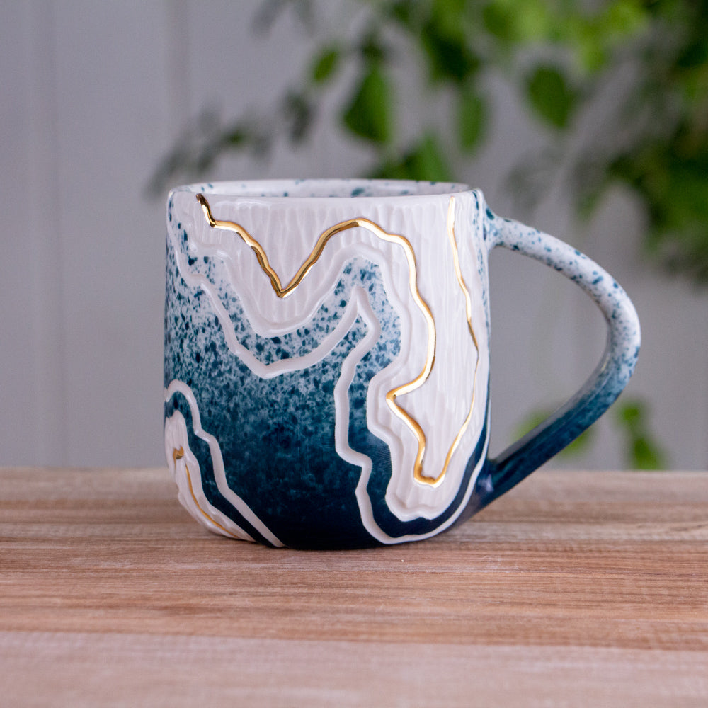 Teal Fade Trail Mug