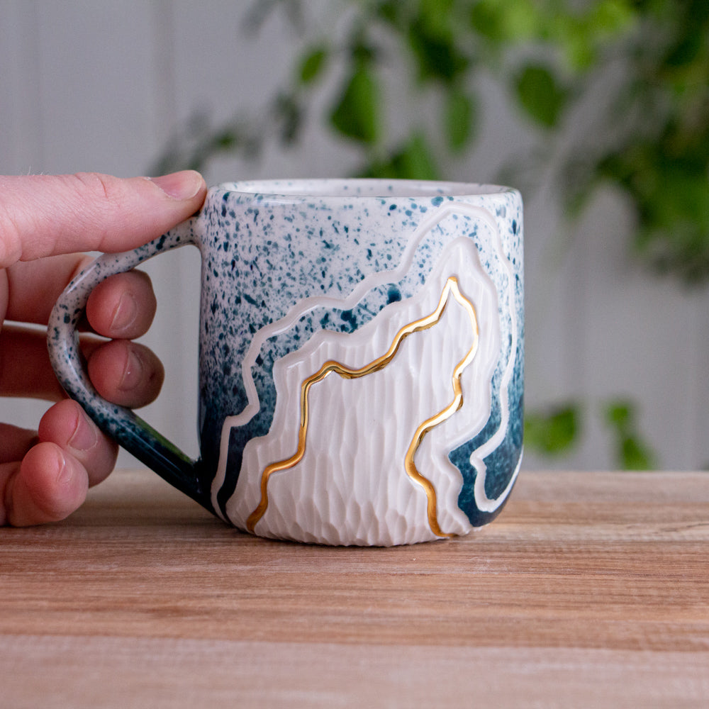 Teal Fade Trail Mug