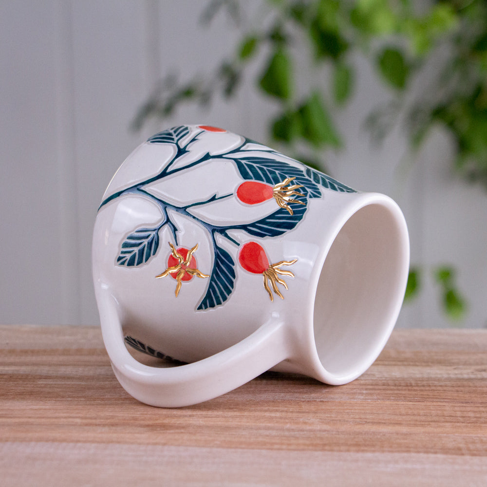 Tall Rose Hip Mug #1 [17oz]