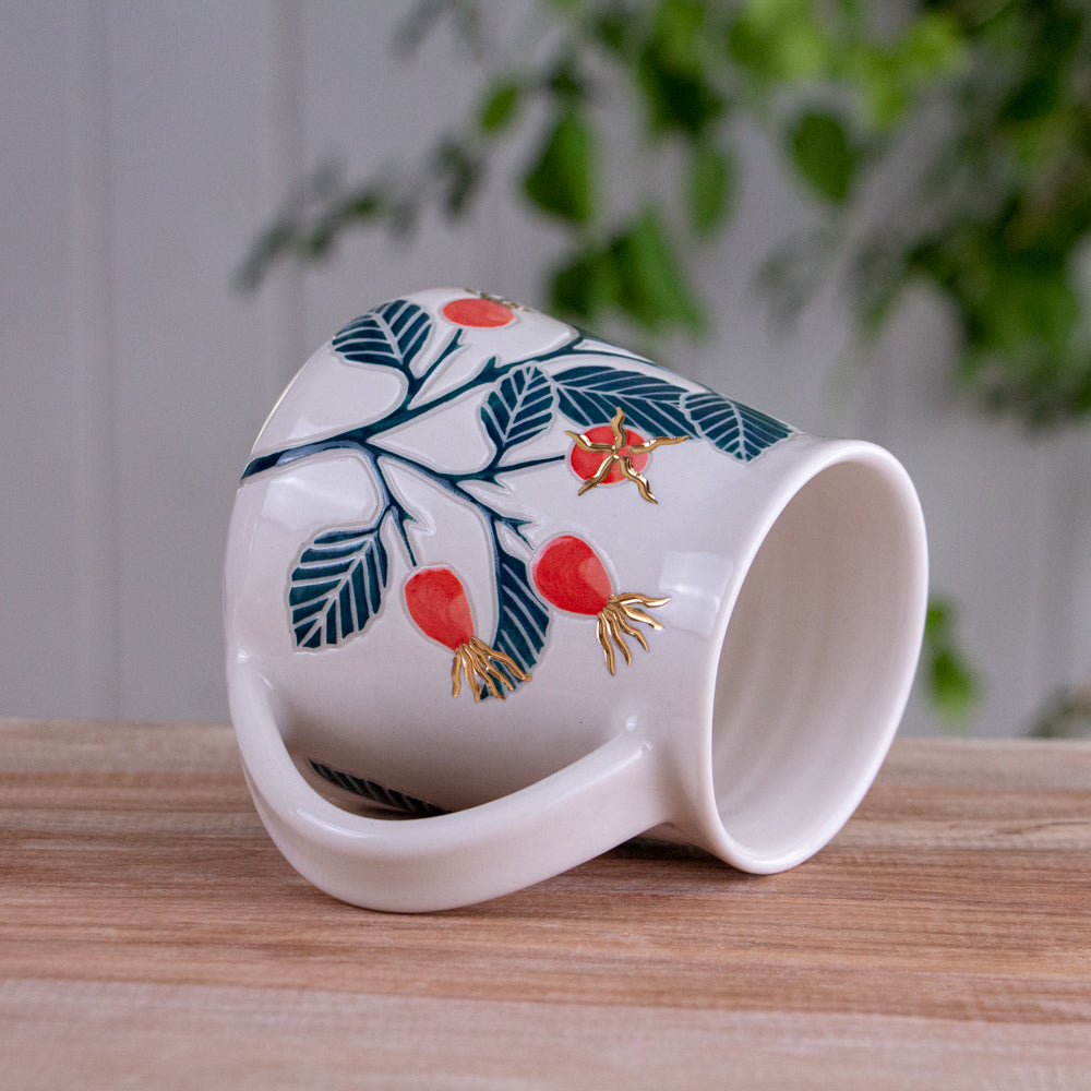 Tall Rose Hip Mug #2 [16oz]