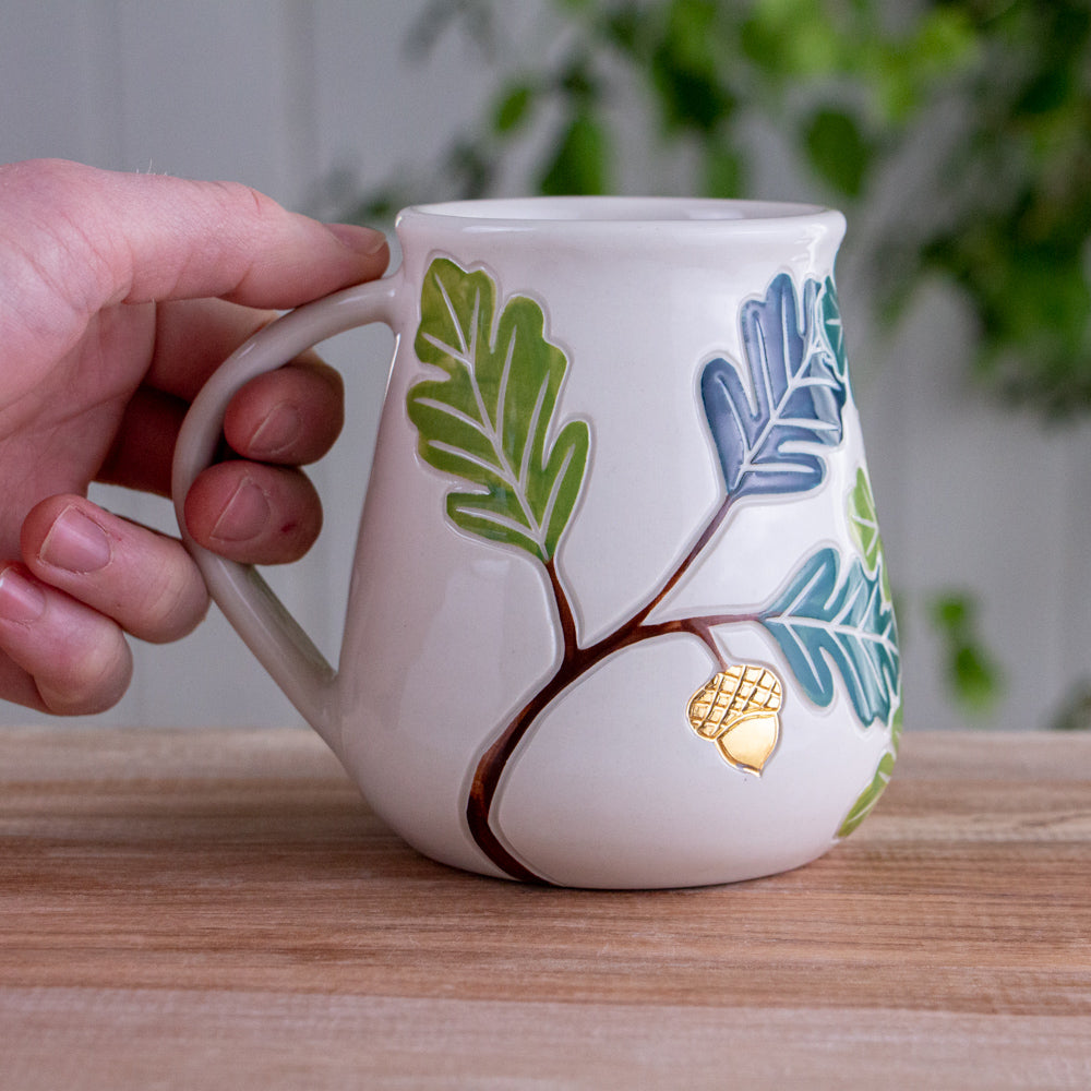 [SECONDS] Tall Oak Branch Mug [19oz]