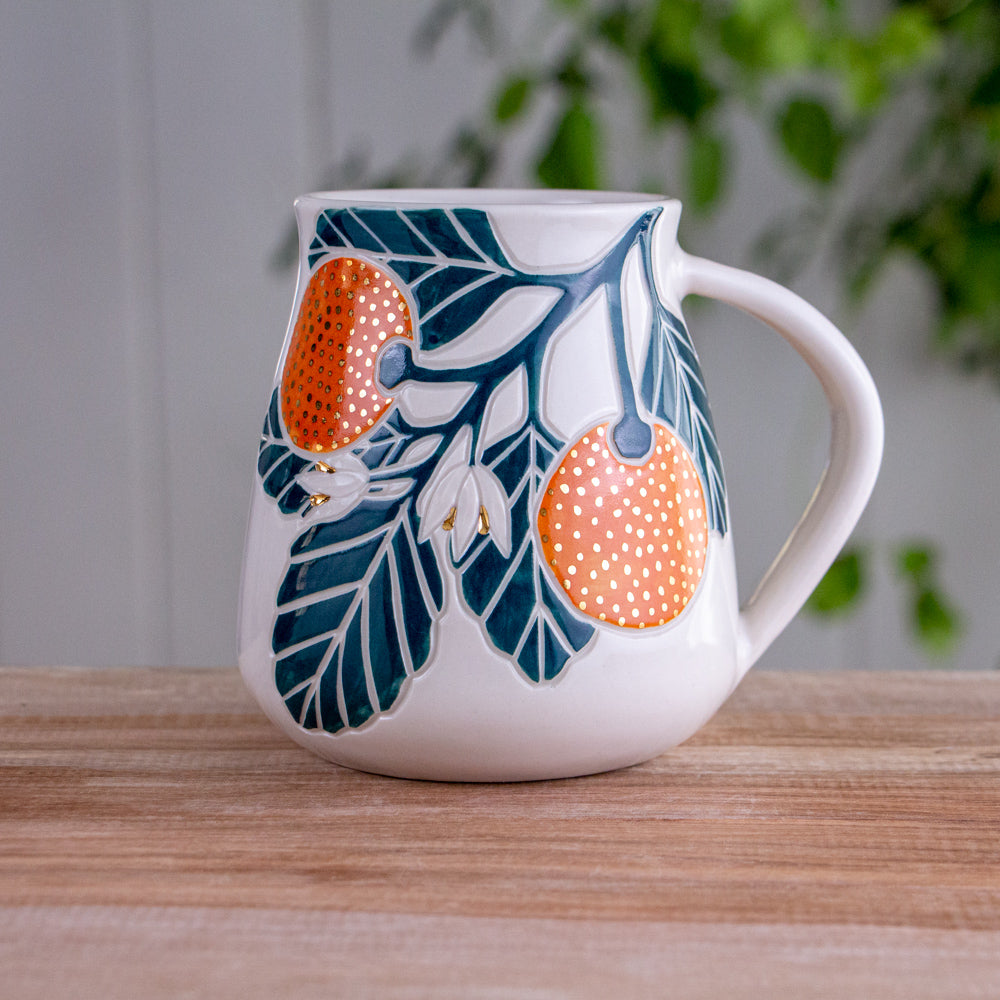 Tall Clementine Mug #1 [19oz]