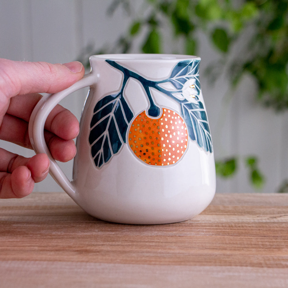 Tall Clementine Mug #1 [19oz]