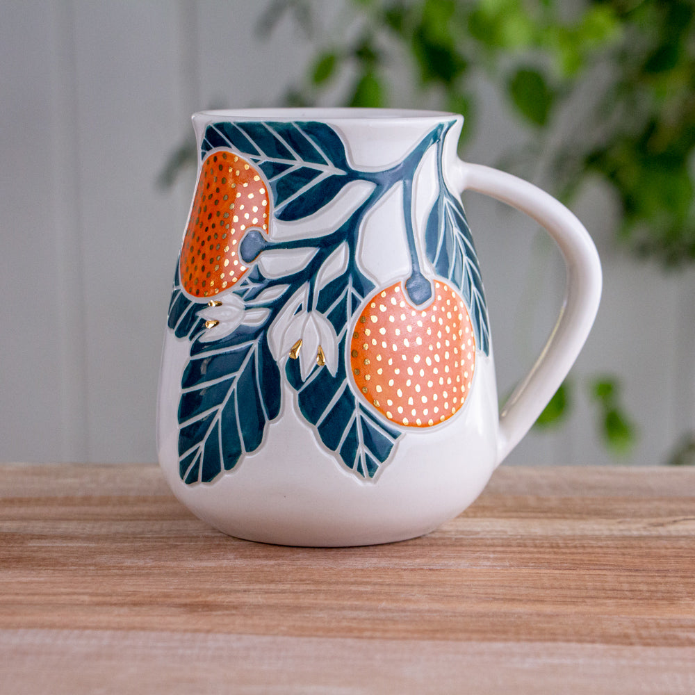 Tall Clementine Mug #2 [20oz]