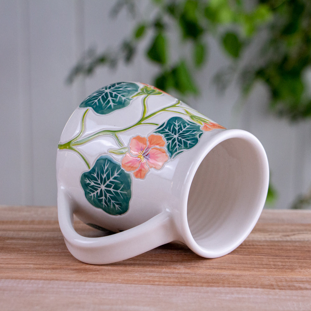 Tall Nasturtium Mug #1 [17oz]