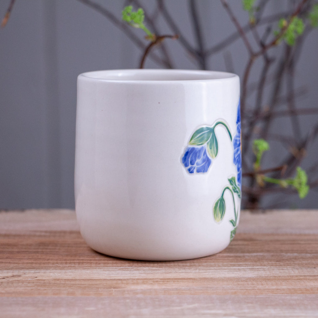 [SECONDS] Blue Poppy Botanic Mug [17oz]