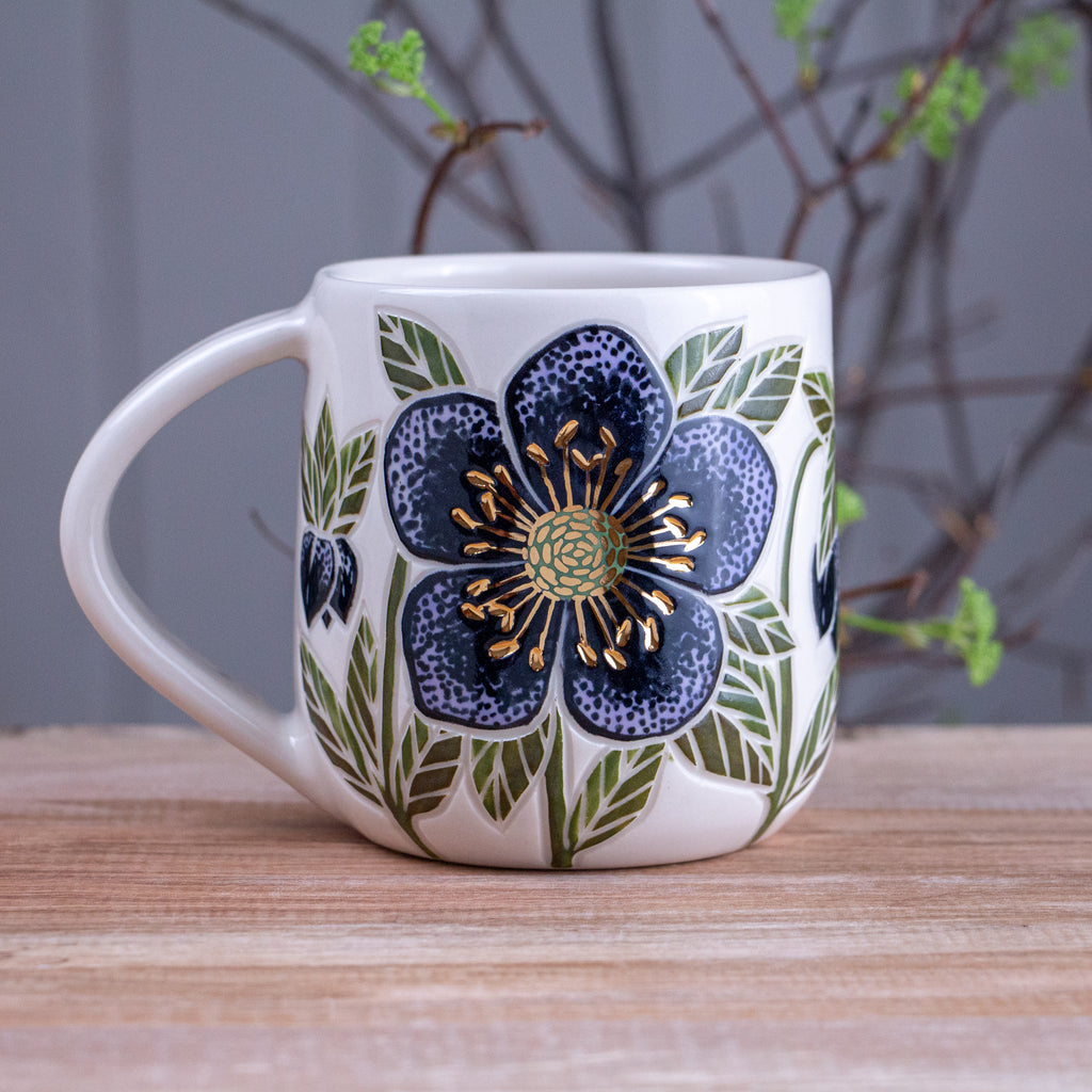 Dark Hellebore Mug 14oz