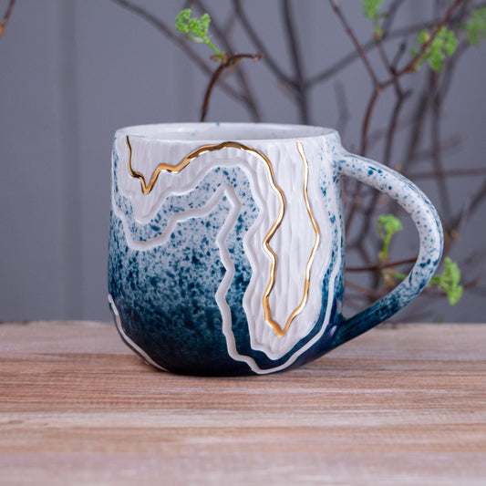 Teal Fade Trail Mug