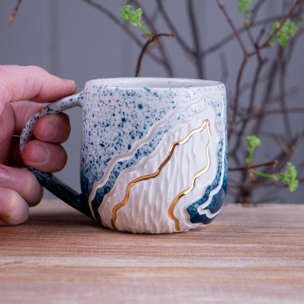 Teal Fade Trail Mug