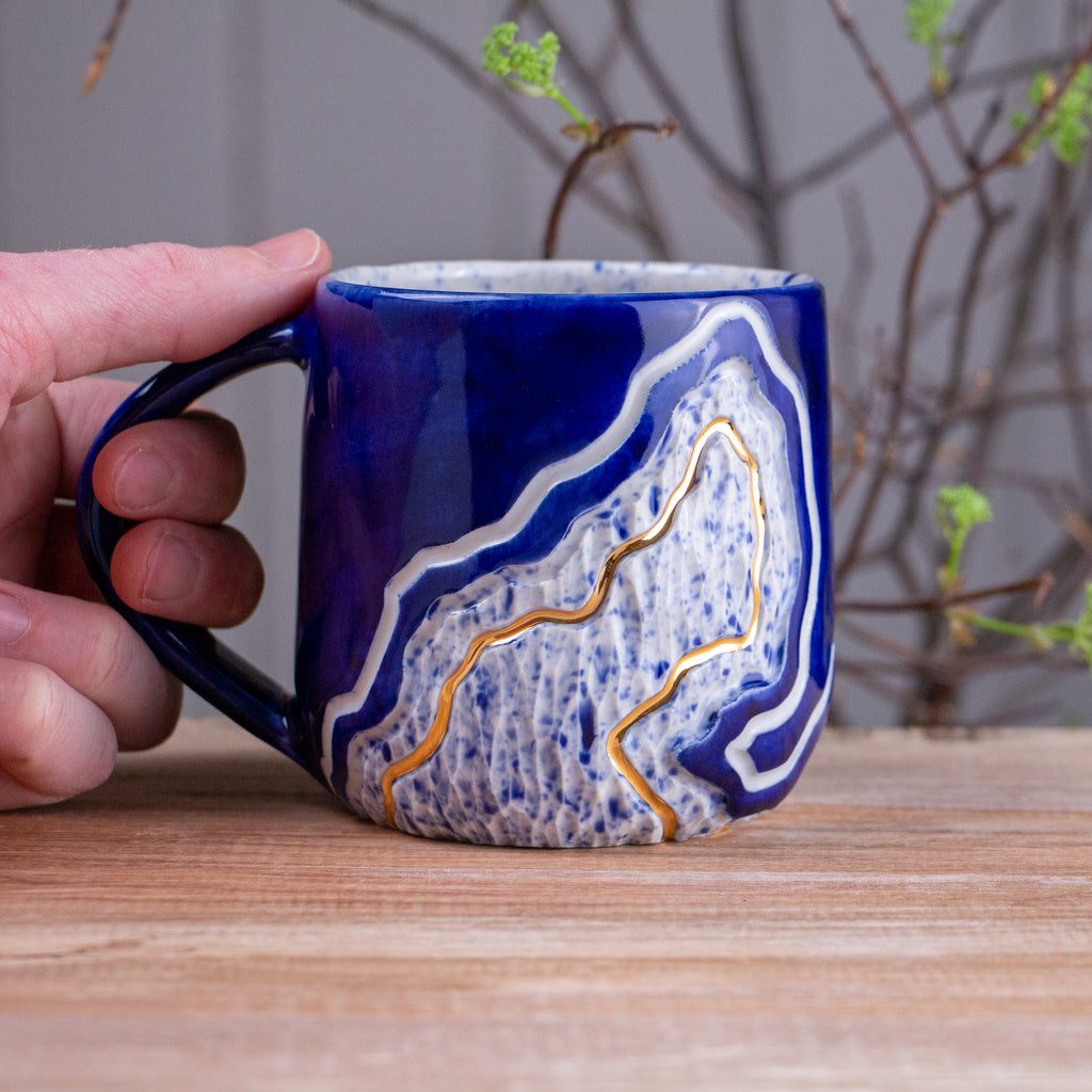 Deep Blue Fade Trail Mug 16-17oz