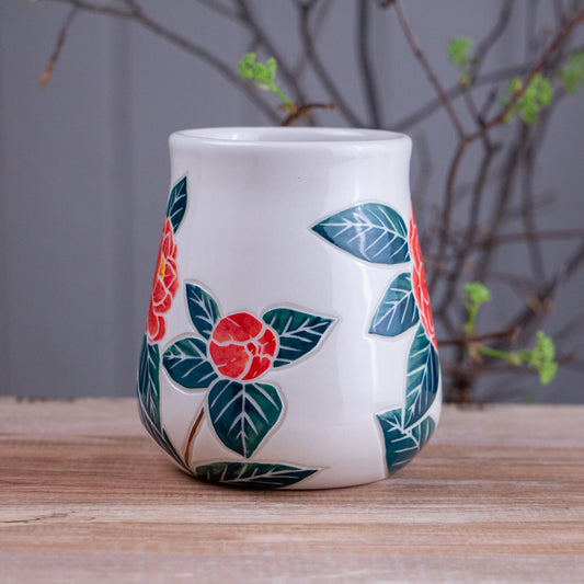 Tall Camellia Mug #2 [19oz]