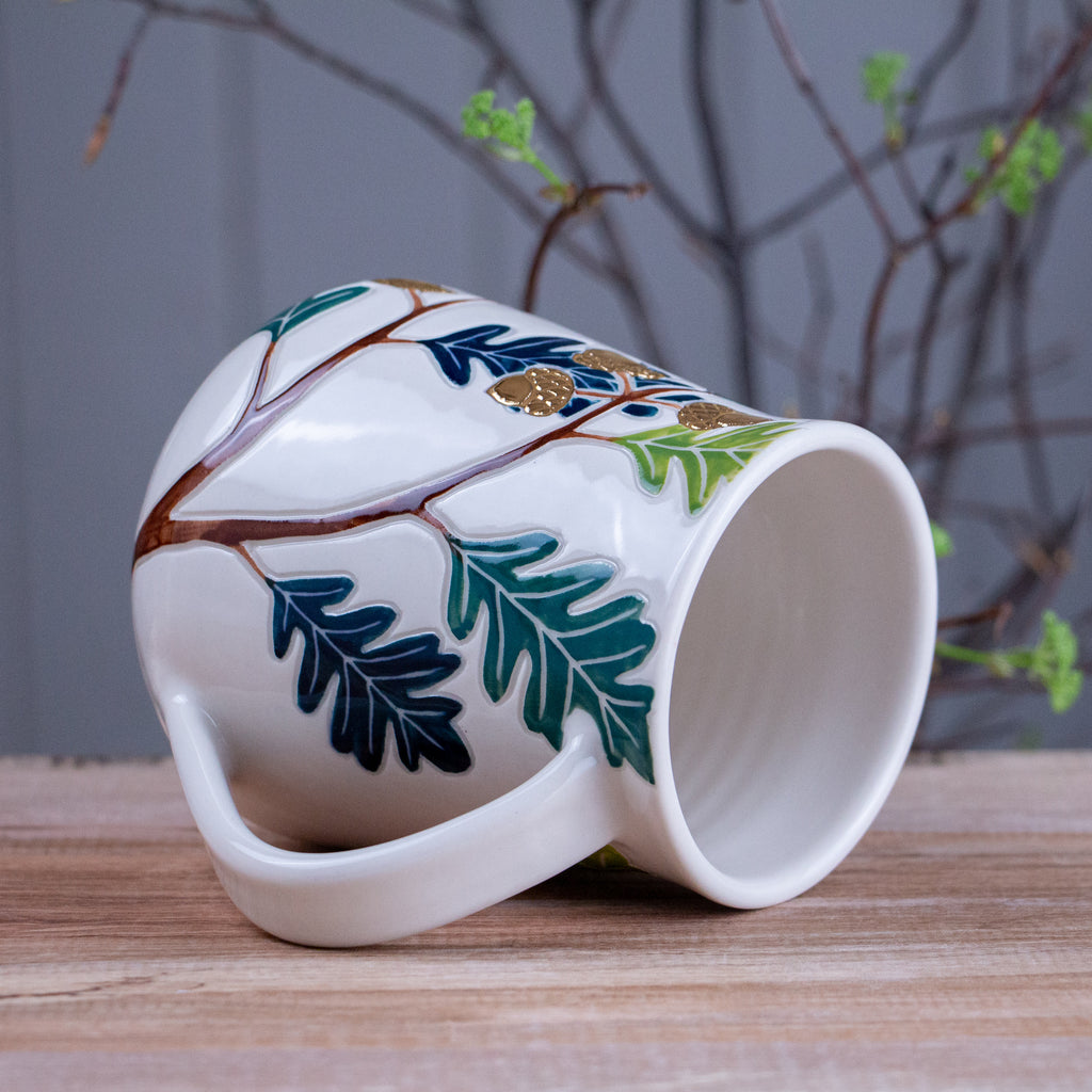 Tall Oak Branch Mug #1 [22oz]