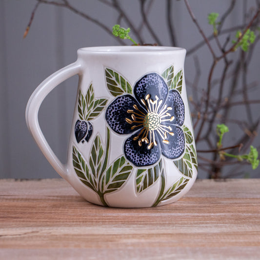 Tall Dark Hellebore Mug [20oz]