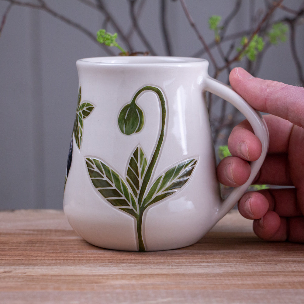 Tall Dark Hellebore Mug [20oz]