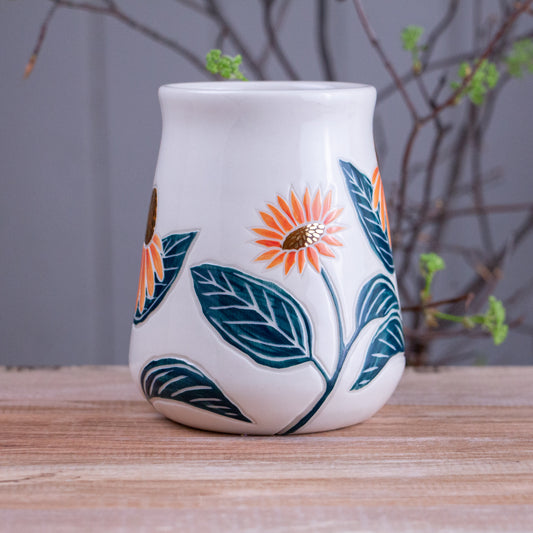 Tall Echinacea Mug #2 [20oz]