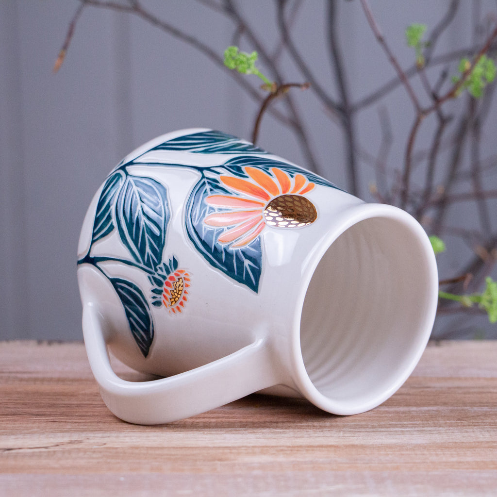 Tall Echinacea Mug #2 [20oz]