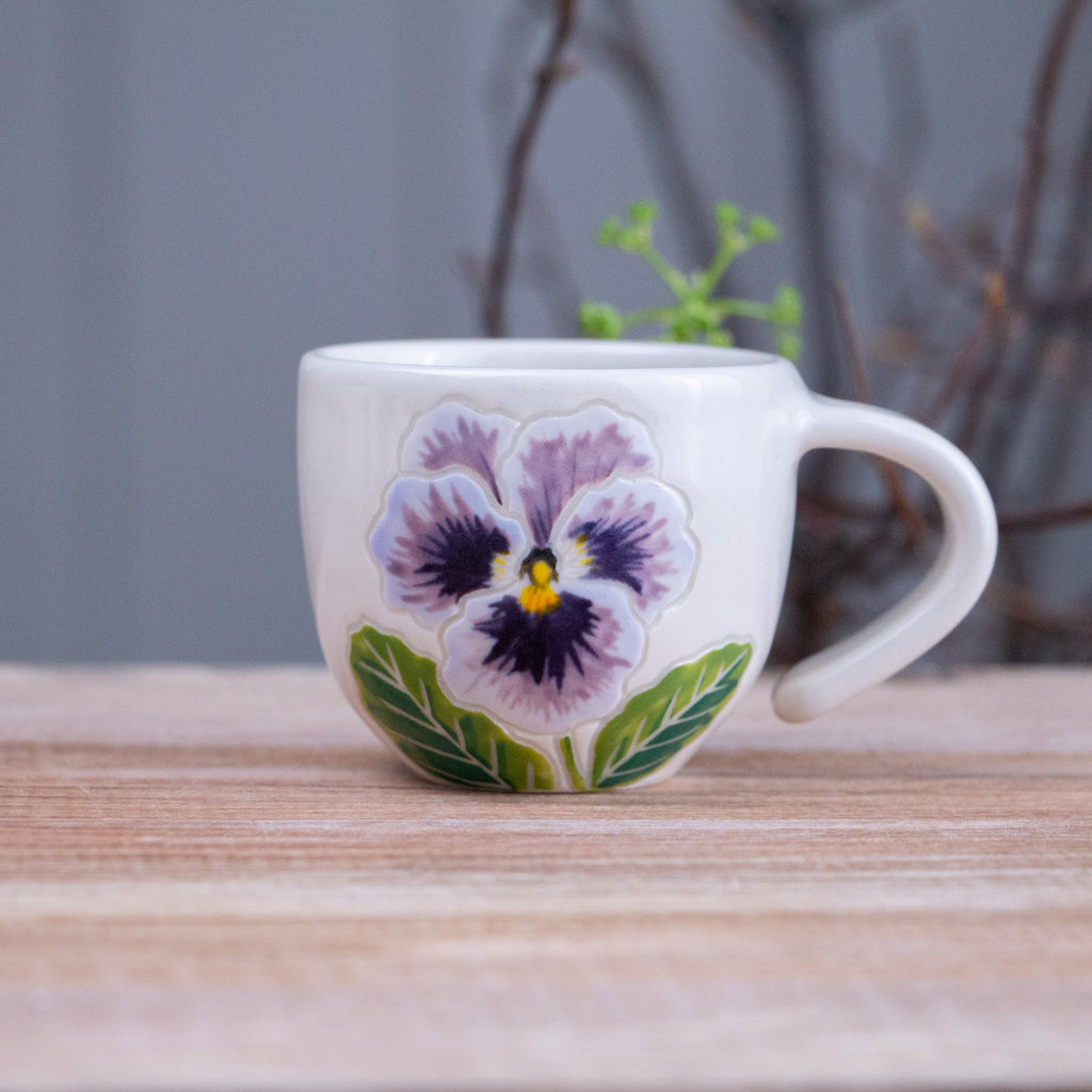 Pansy Espresso Cup #1 [2.5oz]