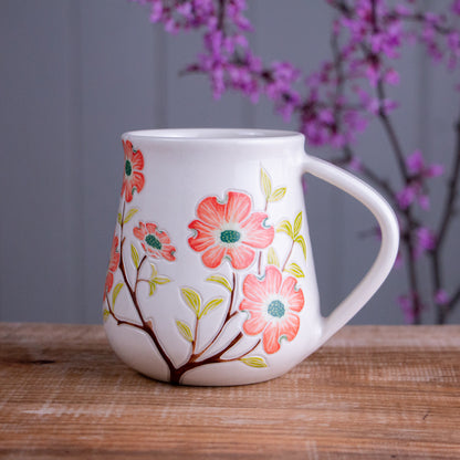 Tall Dogwood Branch Mug #3 [18oz]