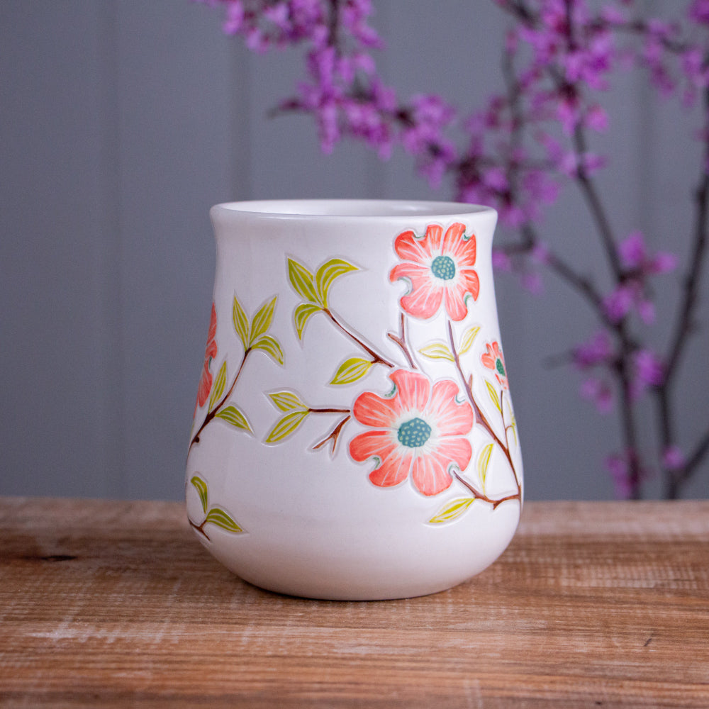 Tall Dogwood Branch Mug #3 [18oz]