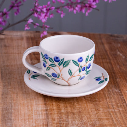 Blueberry Cappuccino Set [8oz]