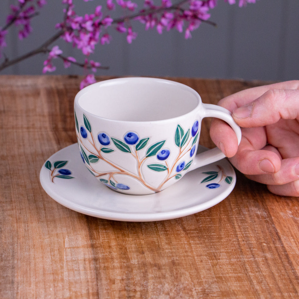 Blueberry Cappuccino Set [8oz]
