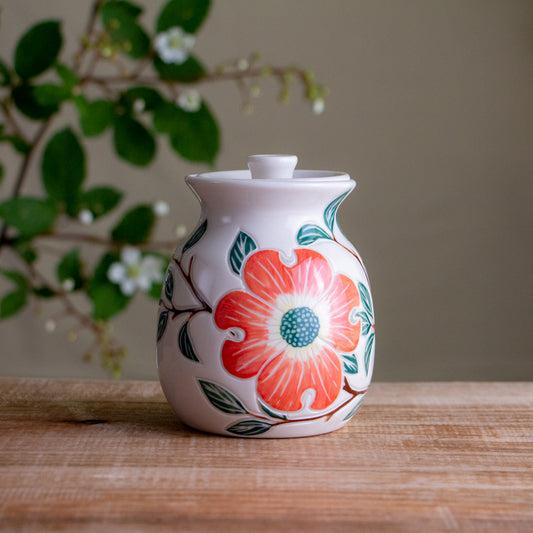 Dogwood Lidded Jar