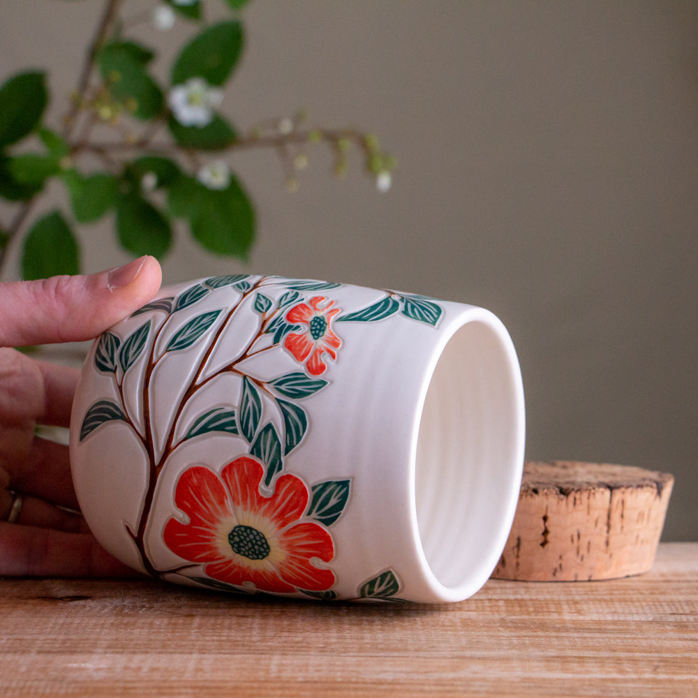 Dogwood Short Corked Jar / Canister