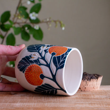 Clementine Short Corked Jar / Canister