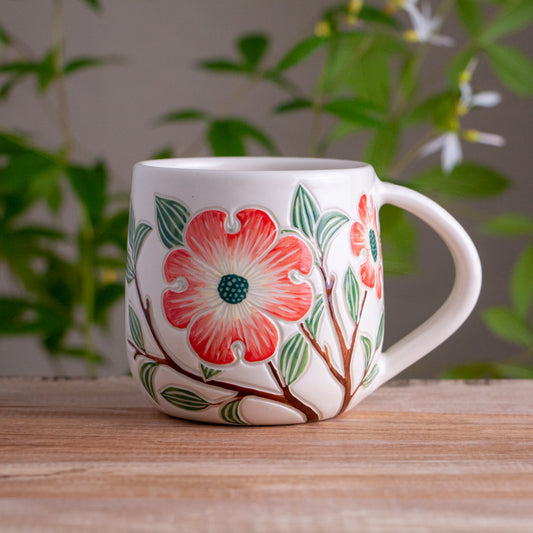 Dogwood Branch Mug 15oz