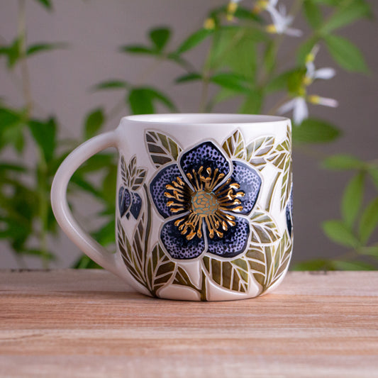 Dark Hellebore Mug 14-15oz
